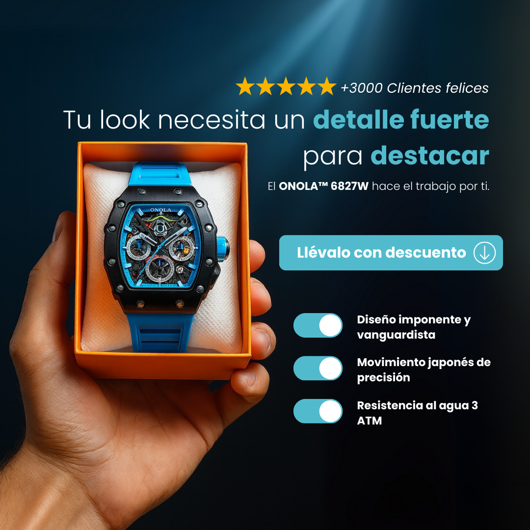 Reloj Onola® Eleva tu presencia y estilo ✅ + Guia de Regalo 🎁