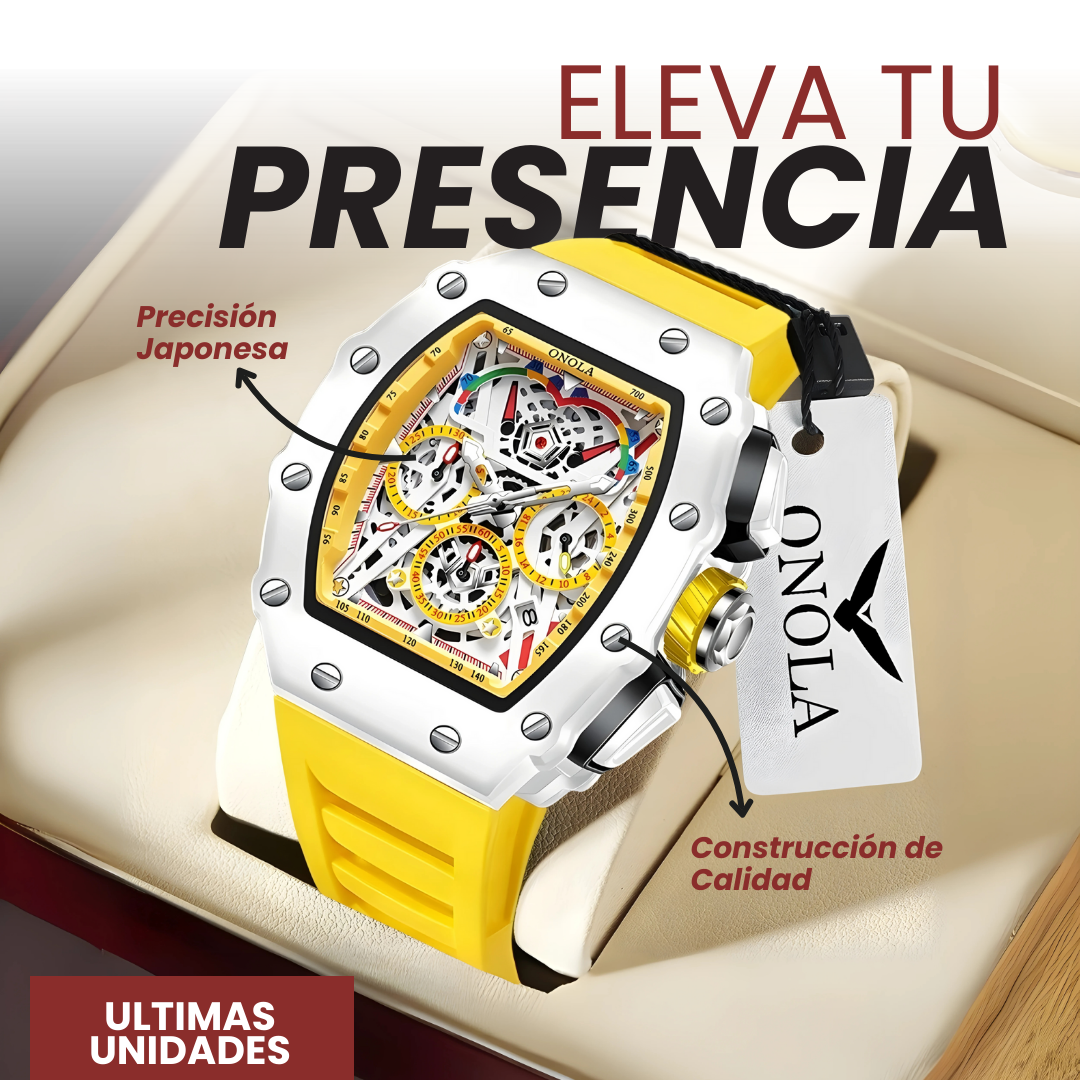 Reloj Onola® Eleva tu presencia y estilo ✅ + Guia de Regalo 🎁